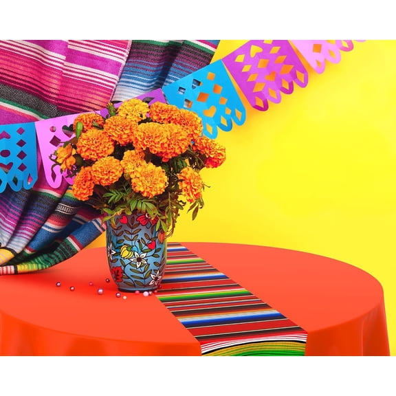 24 Pcs Mexican Fiesta Tablecloth