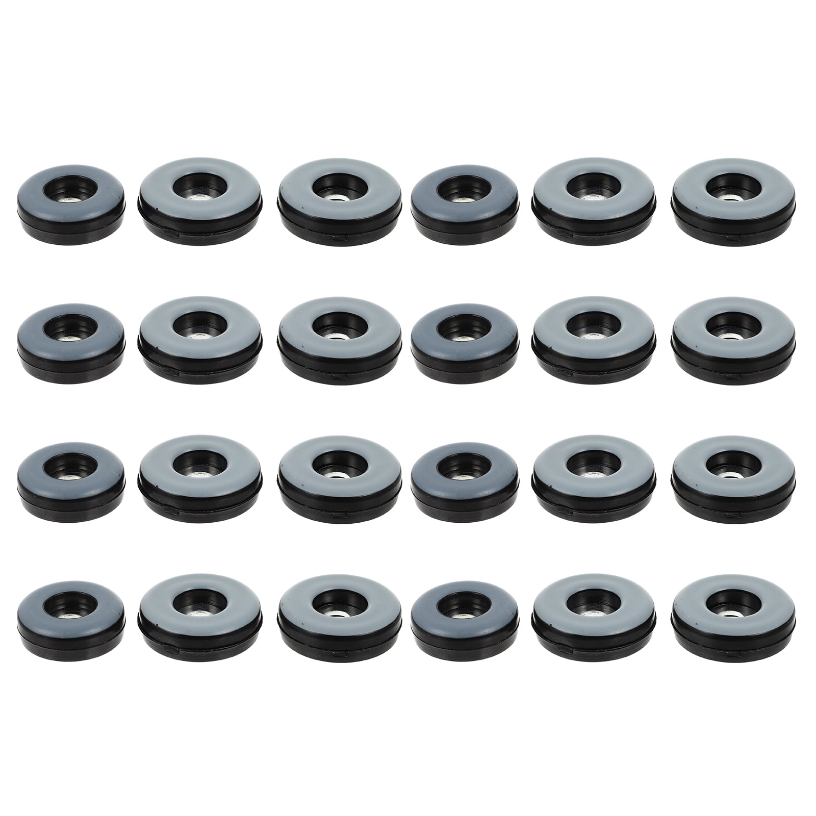 24 Pcs Moving Pads Sliders Furniture Glide Rubber for Chairs Feet Legs