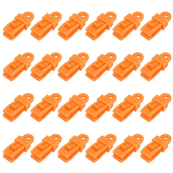 24 Pcs Multifunctional Wind Rope Awnings Clip Outdoor Windproof Fixing Clamp