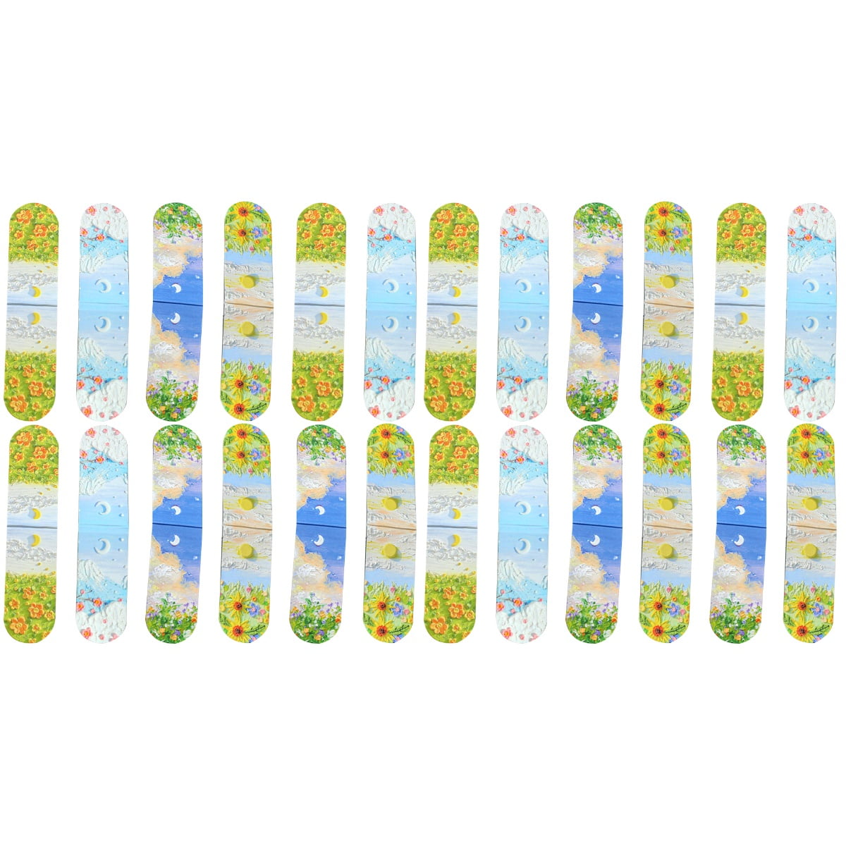 24 Pcs Novelty Page Markers Bookmarks Small Creative Book