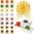 24 Pcs Organza Pull Bows Christmas 6 Inch Large Gift Wrapping Ribbon ...