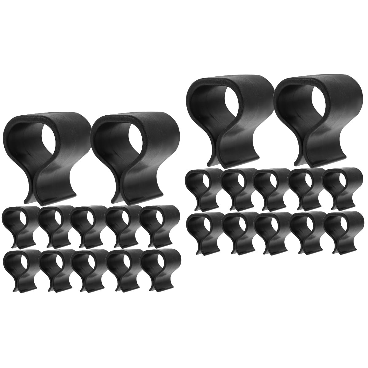 Eease 24 Pcs Outdoor Patio Wicker Furniture Clips Sectional Sofa Rattan