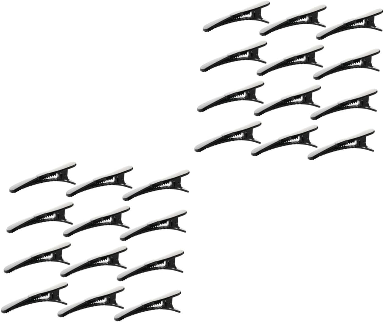 24 Pcs Pack black barrettes black hair clip bow hair clips alligator