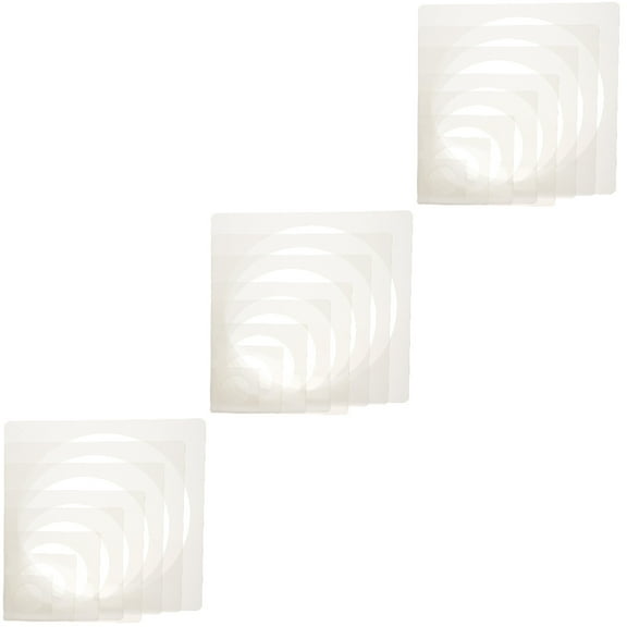 24 Pcs Painting Stencils Circle Shape Drawing Templates Creative Painting Templates DIY Stencils