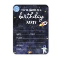 thumbnail image 1 of Koyal Wholesale Pastel Outer Space Birthday Paper Invitations for Kids, 1st Birthday, Blank Cards with Envelopes, 24-Pack, 1 of 5