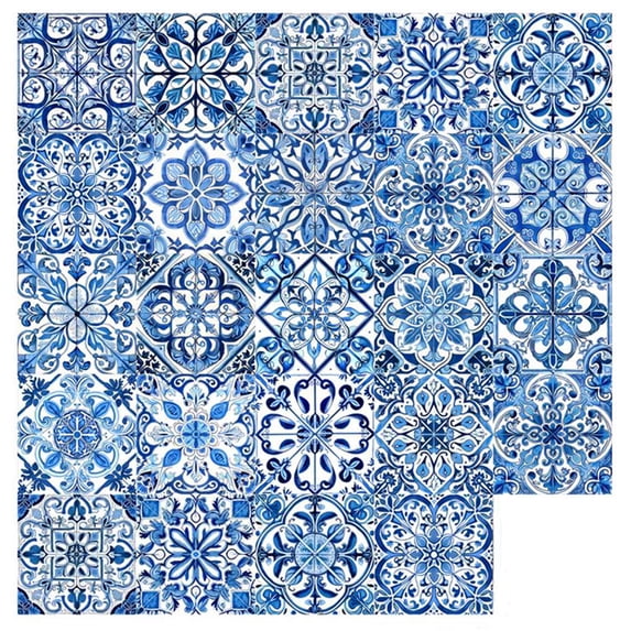 24 Pcs Peel and Stick Tile Wall Sticker,Self-Adhesive Water-Proof Backsplash Wall Tile Sticker for Kitchen Bathroom Decor.6x6inch