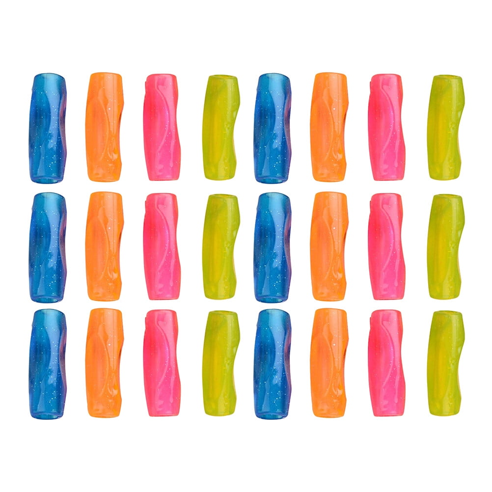 24 Pcs Pencil Holder Pens Tripod Kids Writing Grip Training Devices Aids for Posture Correction