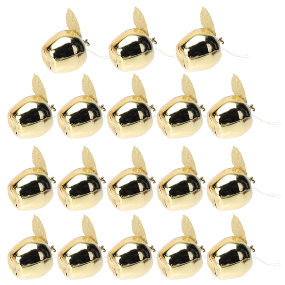 24 Pcs Christmas Apples Tree Pendants Lanyard Decorations