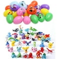 thumbnail image 1 of 24 Pcs Printed Easter Eggs and 24 Pcs Pokepets Figures. Perfect for Your Easter Eggs Hunting, Basket, Decoration, Gift. Gotta Hunt Them All!, 1 of 5