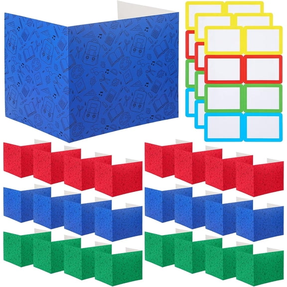 24 Pcs Privacy Folders for Students Desk Dividers Standard School Cardboard Board Testing Shield Classroom Teacher Supplies Keep Eyes from roving(Cute)