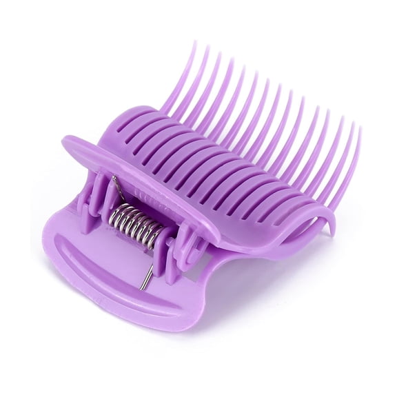 24 Pcs Purple Hot Roller Clips Replacement Claw Clip Sectioning Clamps for Hair Curler Styling Women Girls