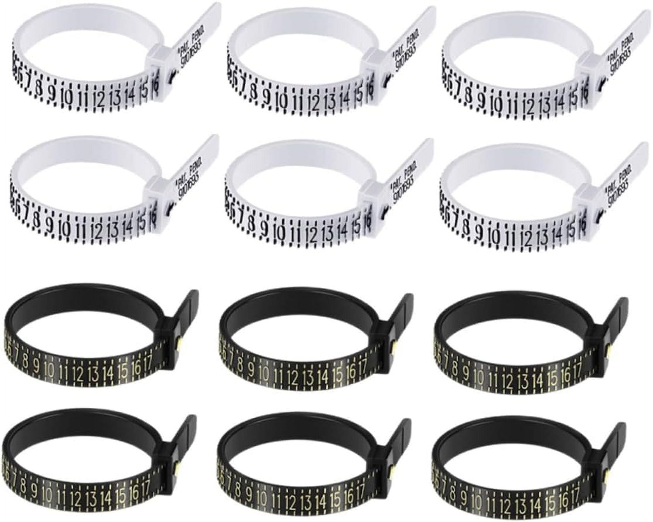 24 Pcs Ring Circumference Measurement Rings Plastigauge Ring Sizer ...