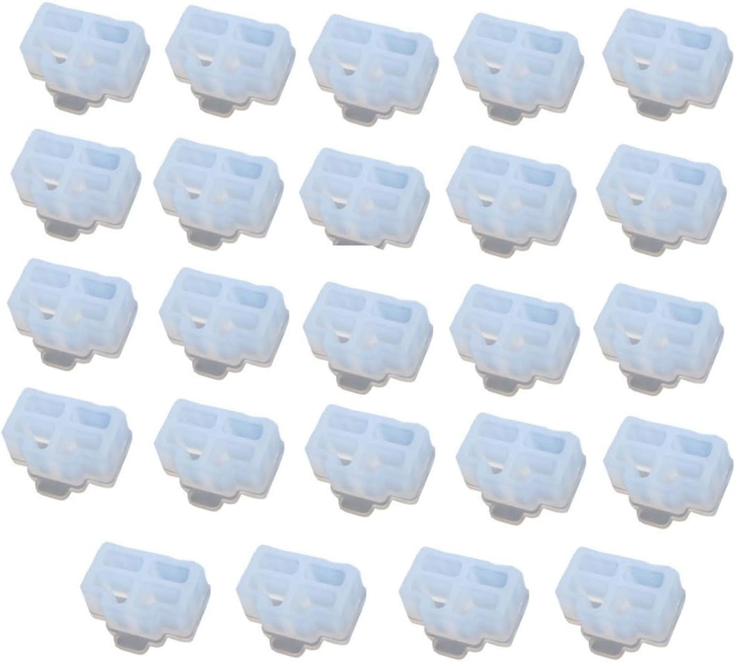 24 Pcs Silicone Ethernet Hub Port RJ-45 Anti Dust Cover Cap Protector ...