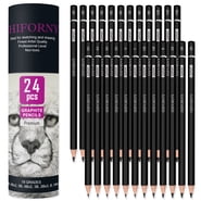 24 Pcs Sketch Pencils for Drawing,Graphite Pencils(14B - 5H),Drawing Pencils,Art Pencils,Graphite Pencils for Drawing,Drafting Pencils,Art Pencils with 19 Grades - Ideal for Beginners & Artists