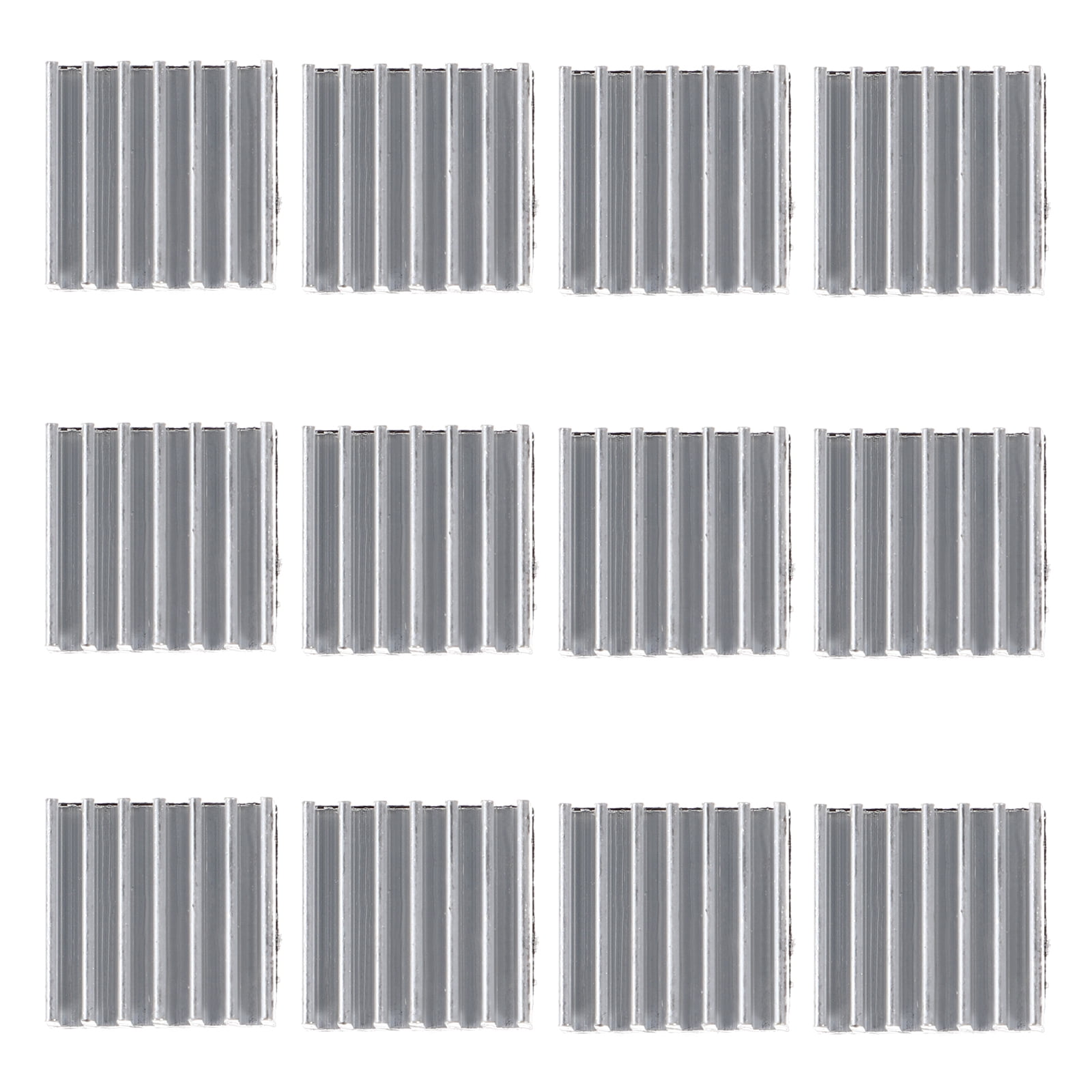 24 Pcs Small Aluminum Heatsink Aluminum Heatsink Cooling Kit with