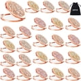 thumbnail image 1 of 24 Pcs Small Compact Mirror Folding Pocket Makeup Mirror Round Hand Held Mirror Cosmetic Magnifying Compact Mirror Rhinestone Mirror with 1X/2X Magnification for Women Girls Travel(Multi Colors), 1 of 6