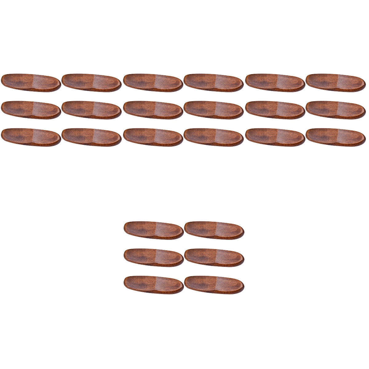 24 Pcs Solid Wood Chopsticks Spoon Holder Japanesestyle Stand Kitchen