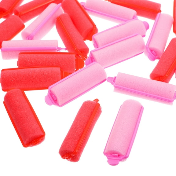 24 Pcs Sponge Hair Roller Curler Foam Rollers for Hairdressing