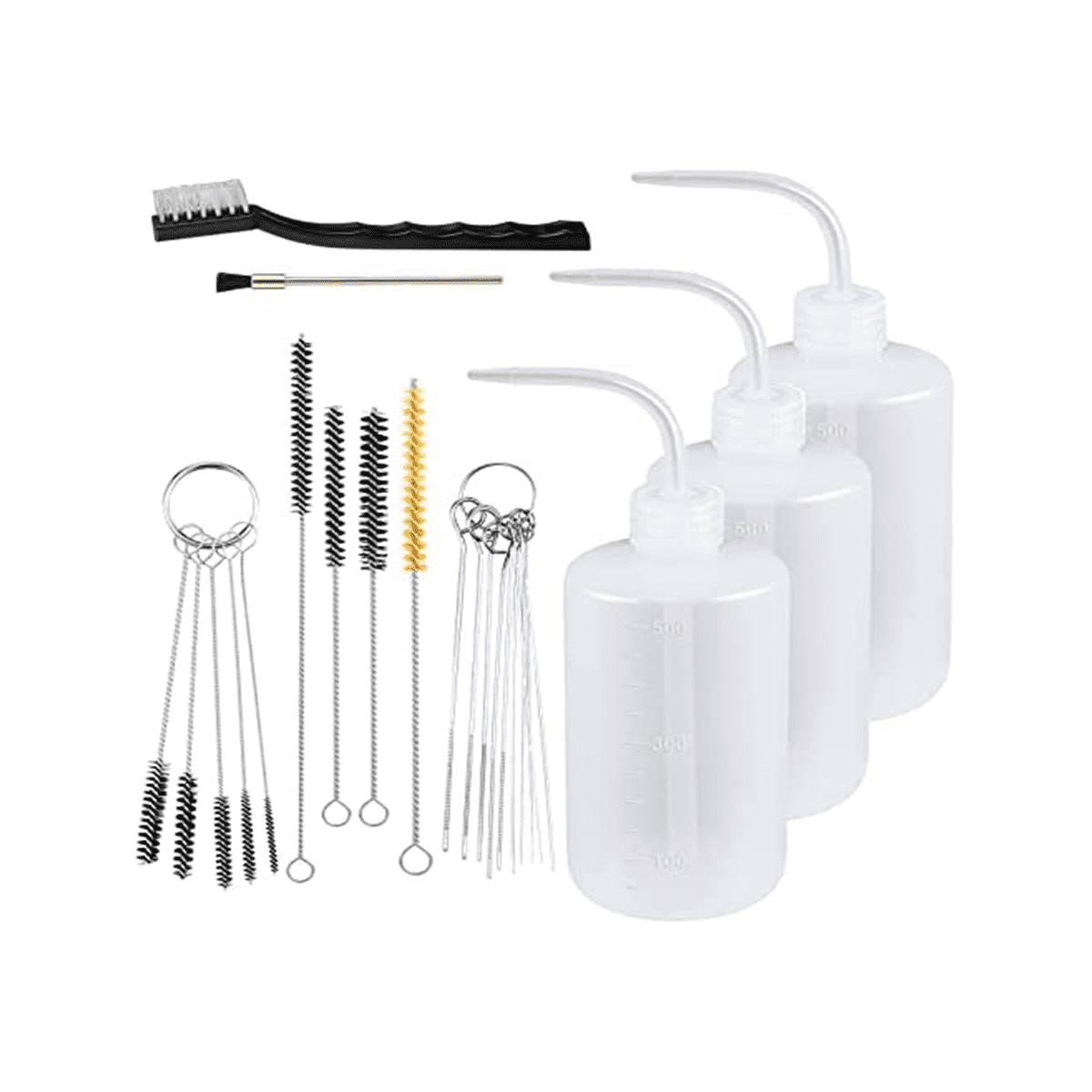 24 Pcs Spray GunCleaning Kit Spray Paint 500Ml Plastic Squeeze Wash