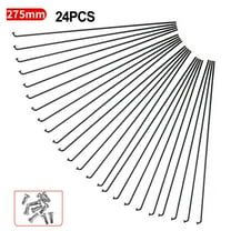 24 Pcs Steel Spokes and Nipples for 26/27.5/29er Cycling