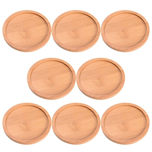 TABLZONE Flower Pot Saucers for Indoor Plants, 24 Pack Round Plant Drip Trays, 6.5 Inch Diameter