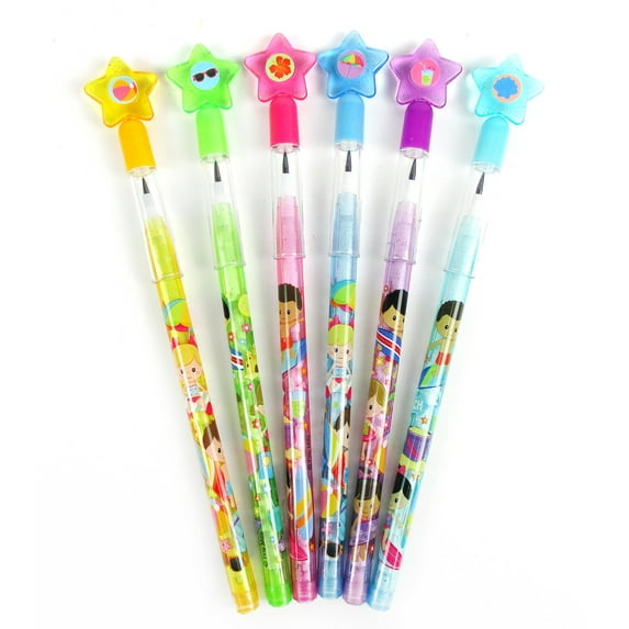 24 Pcs Summer Multi Point Pencils