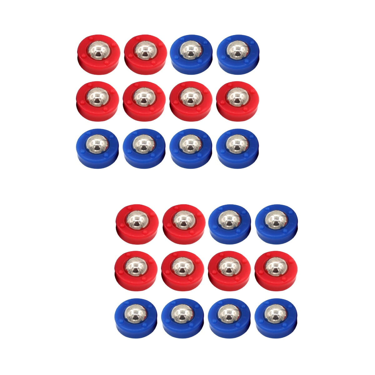 24 Pcs Tabletop Shuffleboard Rollers Toys Mini Balls Roller Rolling