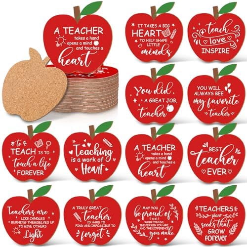 16 Set Bee Keychain Appreciation Gifts Bulk - With Thank You Card, Bookmark & Organza Bags For Teachers, Coworkers