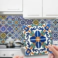 thumbnail image 1 of 24 Pcs Tile Stickers Self-Adhesive Peel and Stick Tile Backsplash Vinyl Wall Stickers for Kitchen Bathroom Tile Wall Fireplace Cupboard Decoration Stickers, 6 x 6inch, 1 of 8