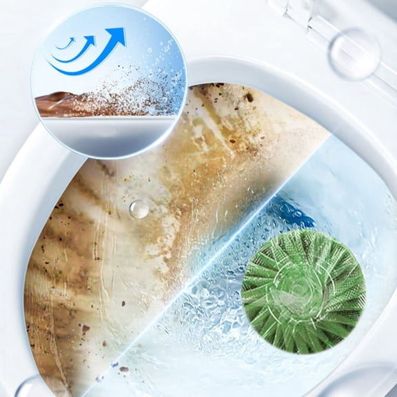 24 Pcs Toilet Bowl Cleaner Tablets Automatic Deep Cleaning Deodorizing Fresh Linen And Lavender Scents