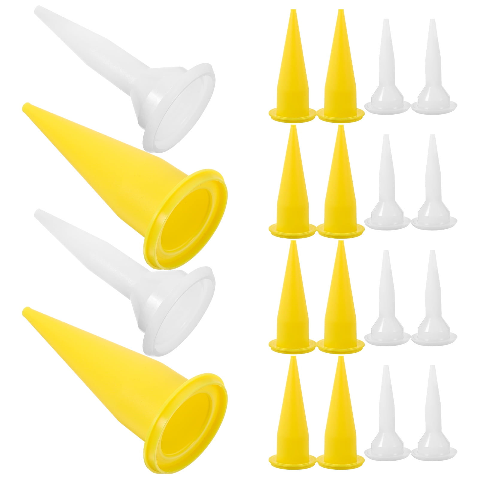 24 Pcs Tool Tools Bathroom Caulk Tips Nozzle Applicator Caulking Kit