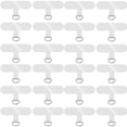 thumbnail image 1 of 24 Pcs Transparent Phone Tether Tab, Happon Phone Lanyard Patch without Adhesive, Phone Lanyard Replacement Part for Cell Phone Strap, 1 of 6