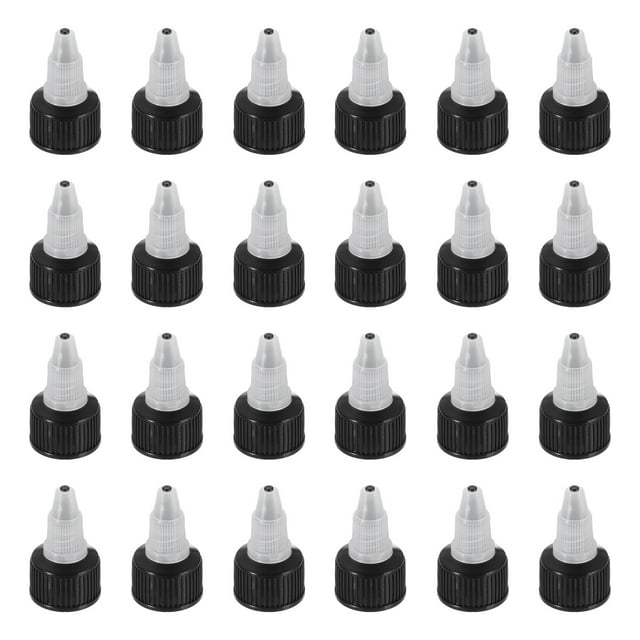 QUARKZMAN 48 Pack Twist Top Cap 24/410 Black Dosing Bottle Replacement Caps for Crafts, Arts, Glues, Liquids : Buy Online at Best Price in KSA - Souq is now