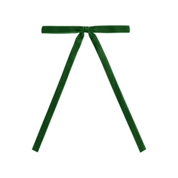 24 Pcs Velvet Bows for Christmas Tree, Elegant Dark Green Velvet Christmas Ornaments, 5x7 Inch Pre-Tied Ribbon Bows for Wreaths, Gifts & Holiday Decorations