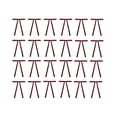 thumbnail image 1 of 24 Pcs Velvet Christmas Bows - Rustic Burgundy Pretied Gift Bows for Xmas Tree, Wreath, Garland Decorations, Wedding, Craft & Indoor Outdoor Holiday Decor, 1 of 4