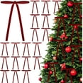 thumbnail image 1 of 24 Pcs Velvet Christmas Wreath Bow,Happon 5 x 7 Inch Christmas Tree Ribbon Bow,Rustic Crafts Gift Bows Velvet Ribbon Bow Ornament for Christmas Tree Garland Home Wedding Decoration, 1 of 7