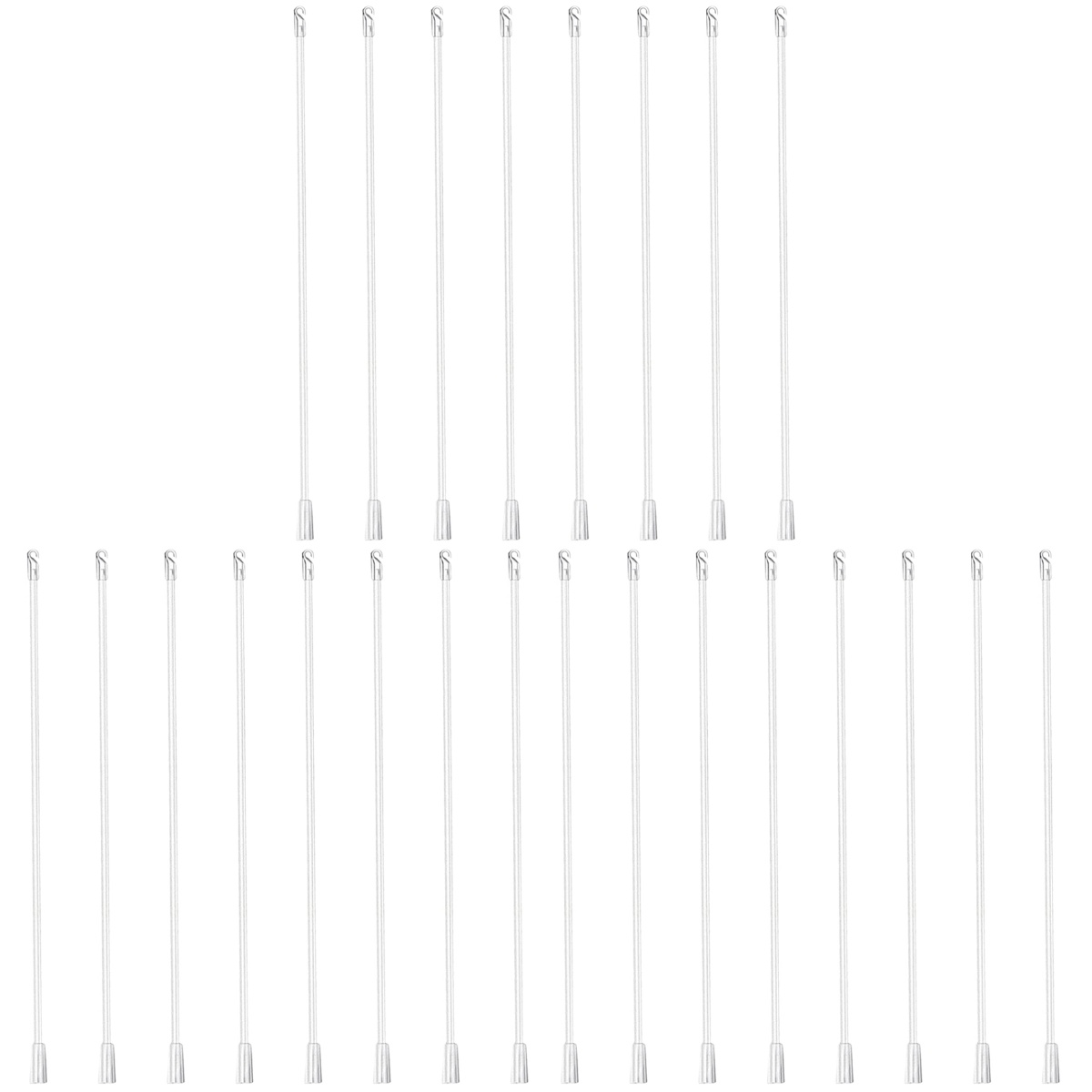 24 Pcs Blind Rod Curtain Hooks for Drapes Blinds Handle