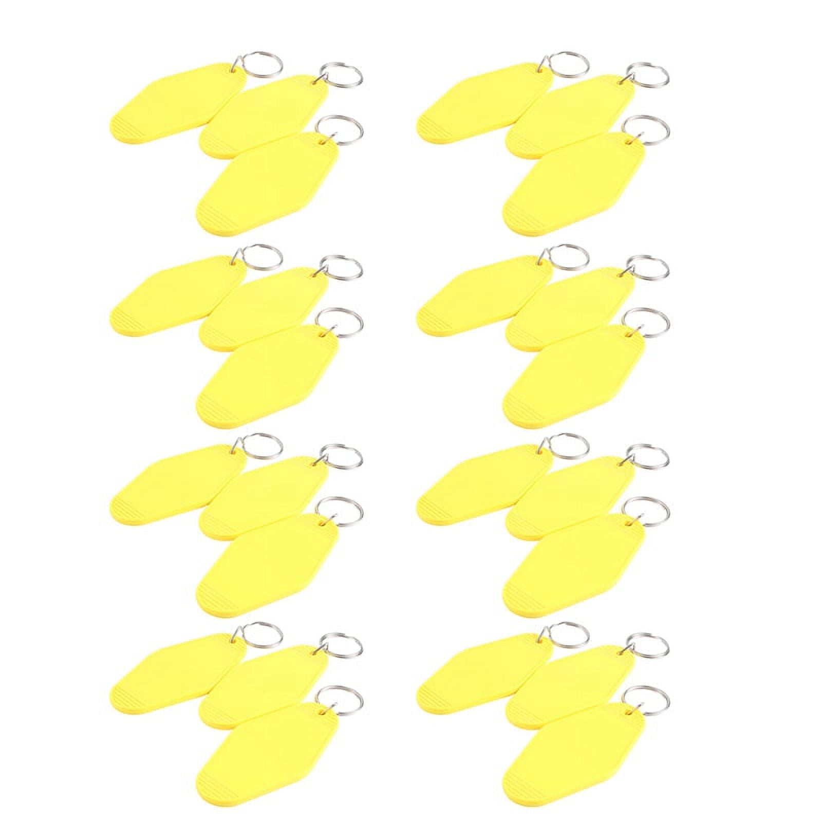 24 Pcs Vintage Motel Keychain DIY Blank Hotel Keychains Heat Transfer