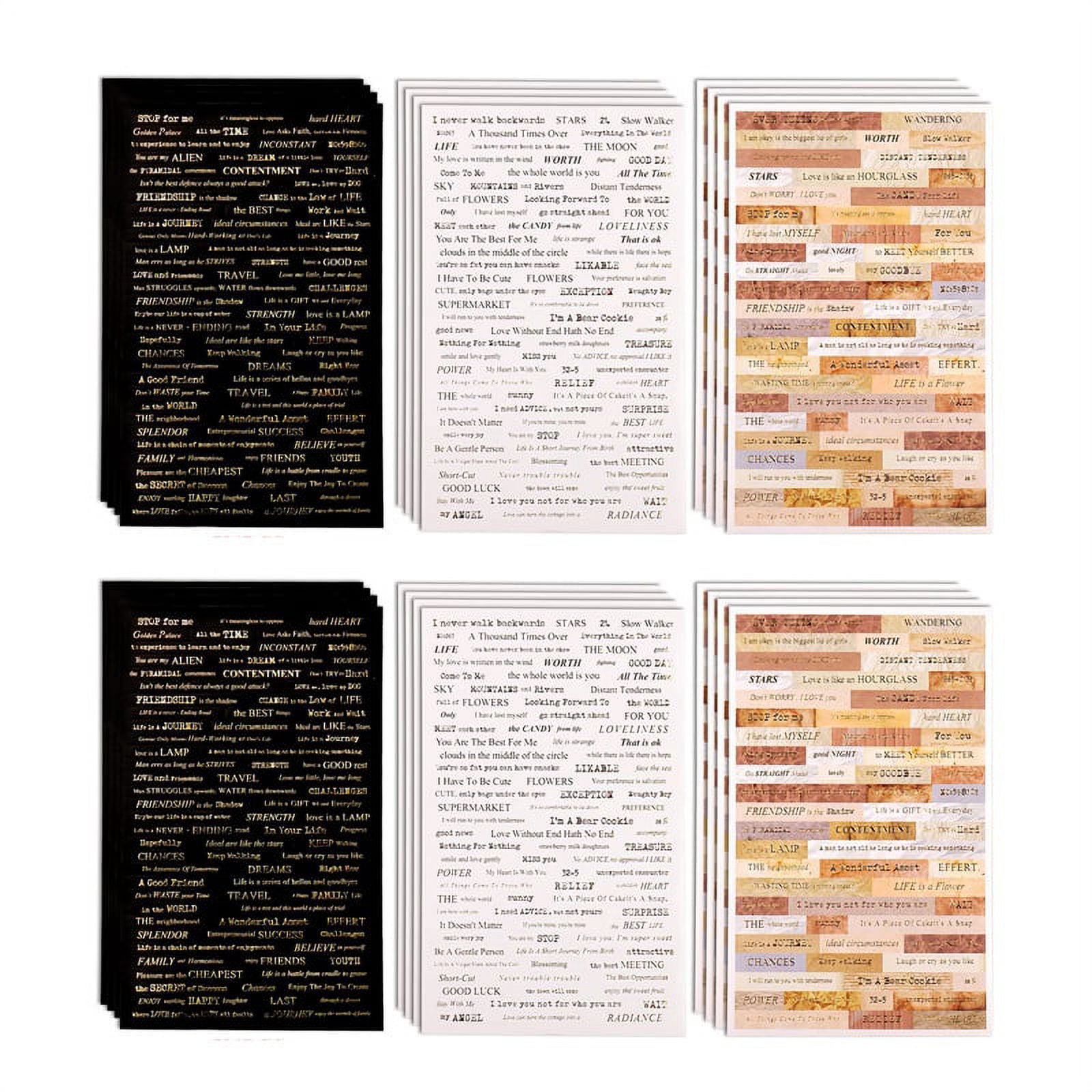 Joyppy Tarot Journal Stickers - 1008 PCS Mini Tarot Card Stickers for  Journaling - 1.25 x 0.78 - 4 Tarot Cheat Sheet Stickers Included