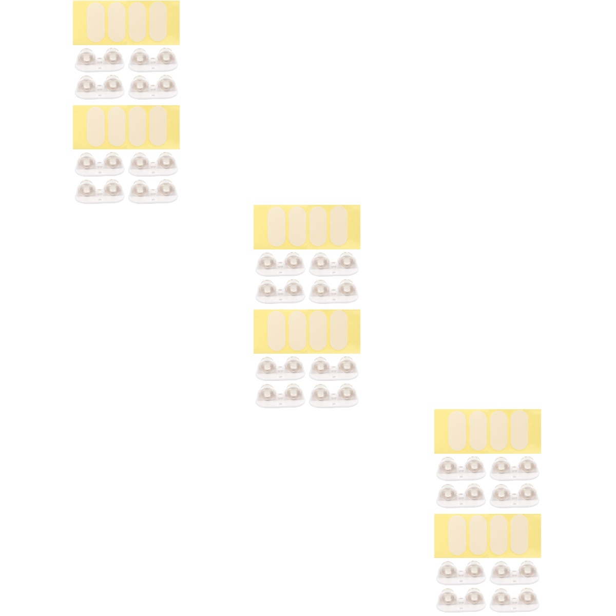 24 Pcs Wheel Case Self Adhesive Caster Wheels Selfadhesive Casters