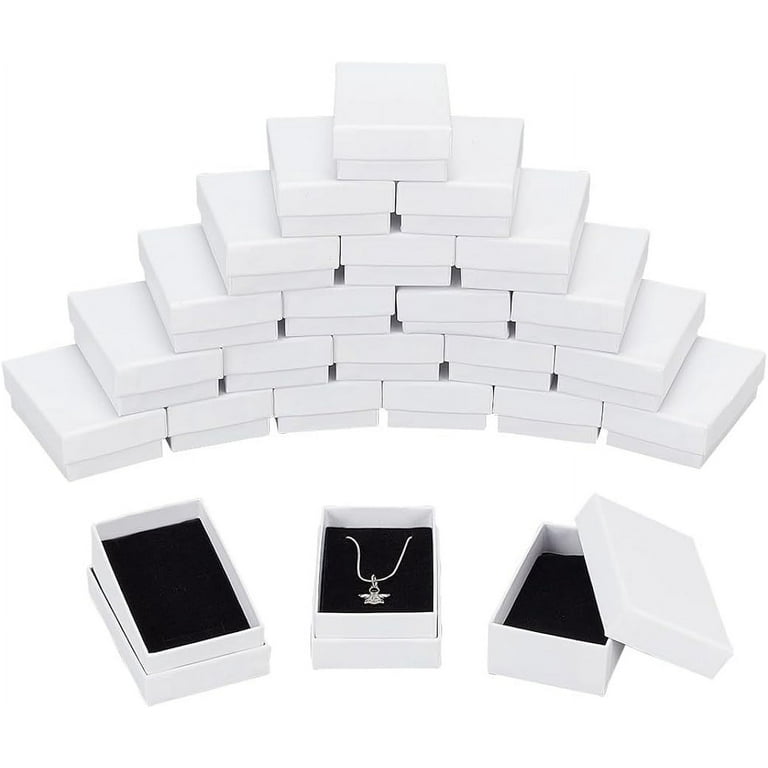 Gift Box Jewelry Card Inserts 3 1/2 X 3 1/2 X 1 Set of 18 Jewelry Cards Box  Insert Custom Jewelry Gift Box SH0069-03 