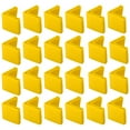 thumbnail image 1 of 24Pcs Yellow Soft Angle Iron Foot Pad L Shaped Edge Leg Cap 40mmx40mm, 1 of 7