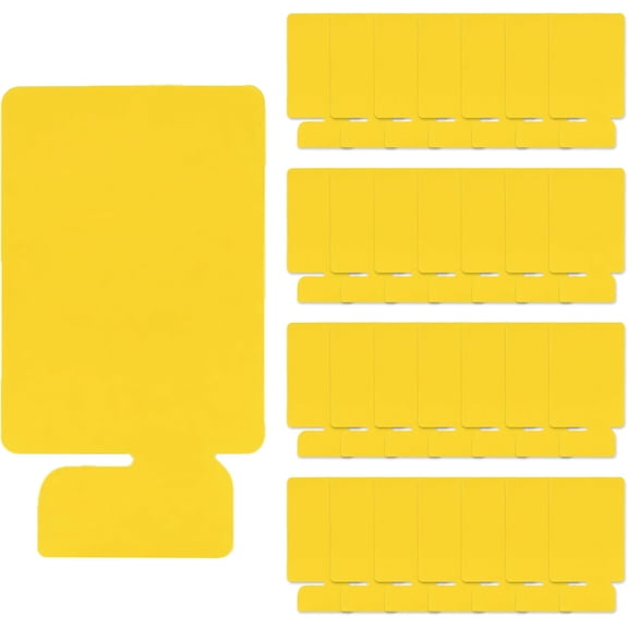 24 Pcs Yellow Sticky Traps for Plant Gnats, Double Sided High Adhesion Fruit Fly and Gnat Traps, Flying Insect Trap Cards for Indoor and Outdoor Plants, Flies, Moths, Pest Control