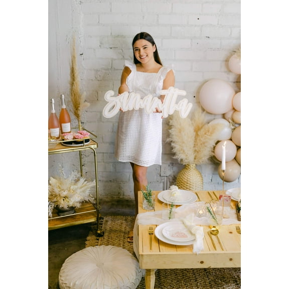 24" Personalized Name Acrylic Sign