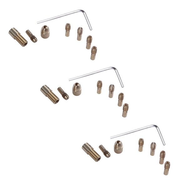 24-Piece 0.5-3mm Drill Chuck Collets Quick Chuck for Mini Tools