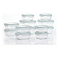 thumbnail image 1 of 24 Piece Glass Food Storage Containers Set with Lids, Oven & Microwave Safe, Airtight Containers for Meal Prep, BPA Free, Leakproof, Clear Glass Containers for Kitchen & Pantry, 1 of 7