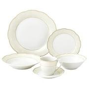 24 Piece Wavy Dinnerware & Porcelain - Service for 4 - Tova