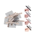 thumbnail image 1 of 24-Piece Wig Accessory Kit: Steel 7-Tooth Combs for Wig Caps, Hairpiece Clips, and Tools (Blonde), 1 of 6