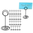 thumbnail image 1 of 24 Pieces 3.35 Inch Table Number Holder Place Card Photo Holder Picture Name Menu Clips Memo Cards Stand for Wedding Reception Anniversary Birthday Party Centerpieces (Black), 1 of 9