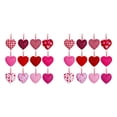 thumbnail image 1 of 24 Pieces 4inch Valentines FeltHeart Ornaments Hanging Valentine Decorations FeltHearts Ornaments for Tree Heart Decorations Hanging for Wedding Party Decor, 1 of 1